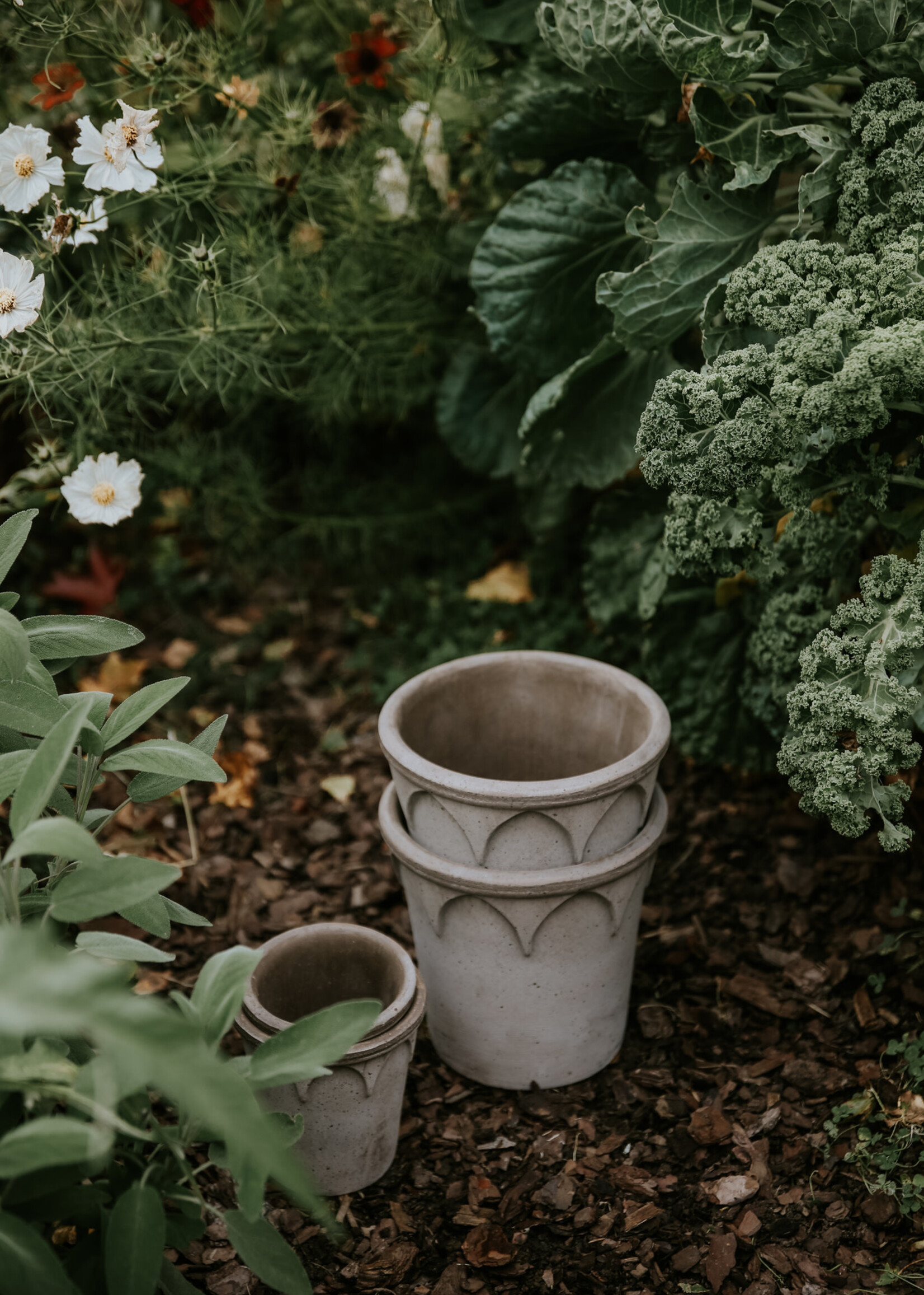 Bergs Potter Bergs Potter, ELIZABETH, 16cm, Raw Grey