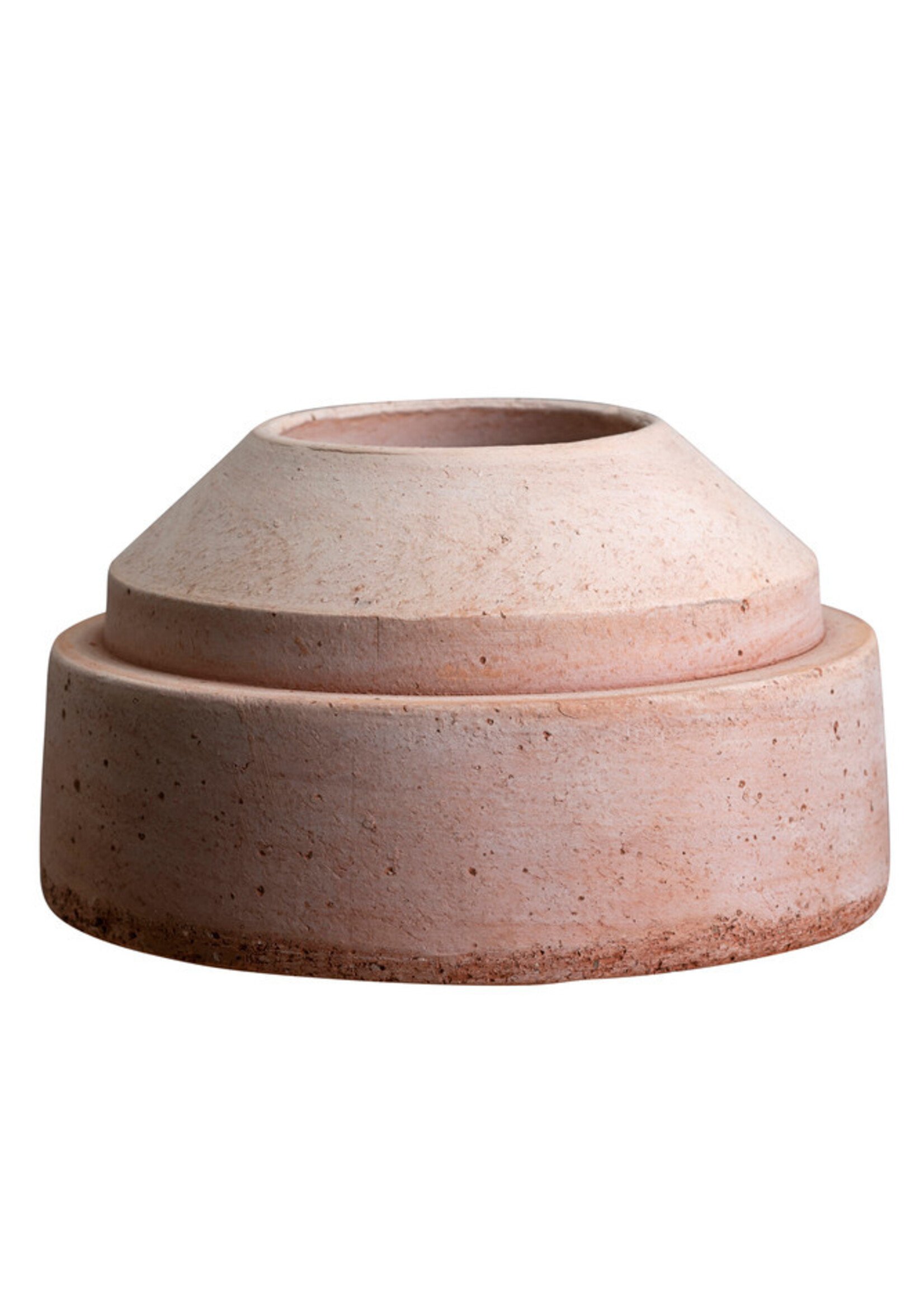 Bergs Potter Bergs Potter, Hoff Candle Holder, Raw Rosa, 9cm