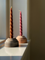 Bergs Potter Bergs Potter, Hoff Candle Holder, Raw Grey, 9cm