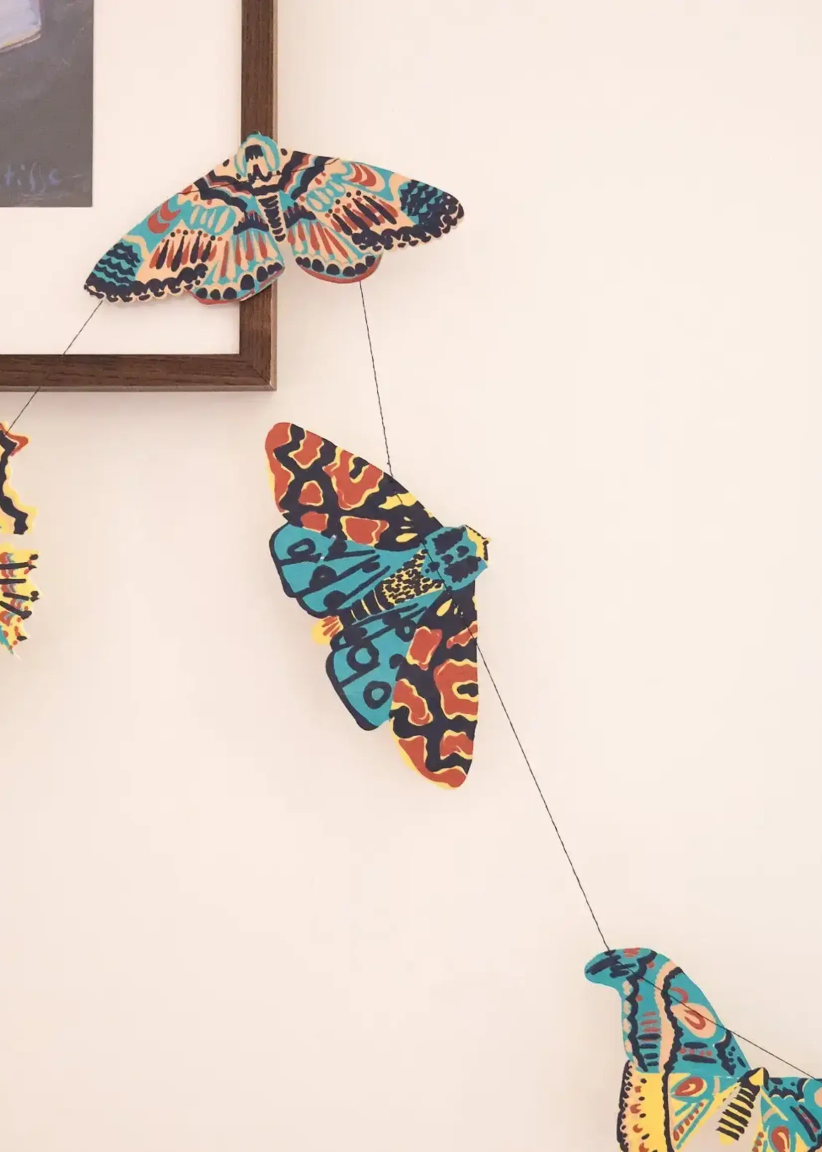 East End Press Moths Sewn Garland, East End Press
