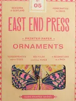East End Press Butterflies Paper Ornaments, East End Press