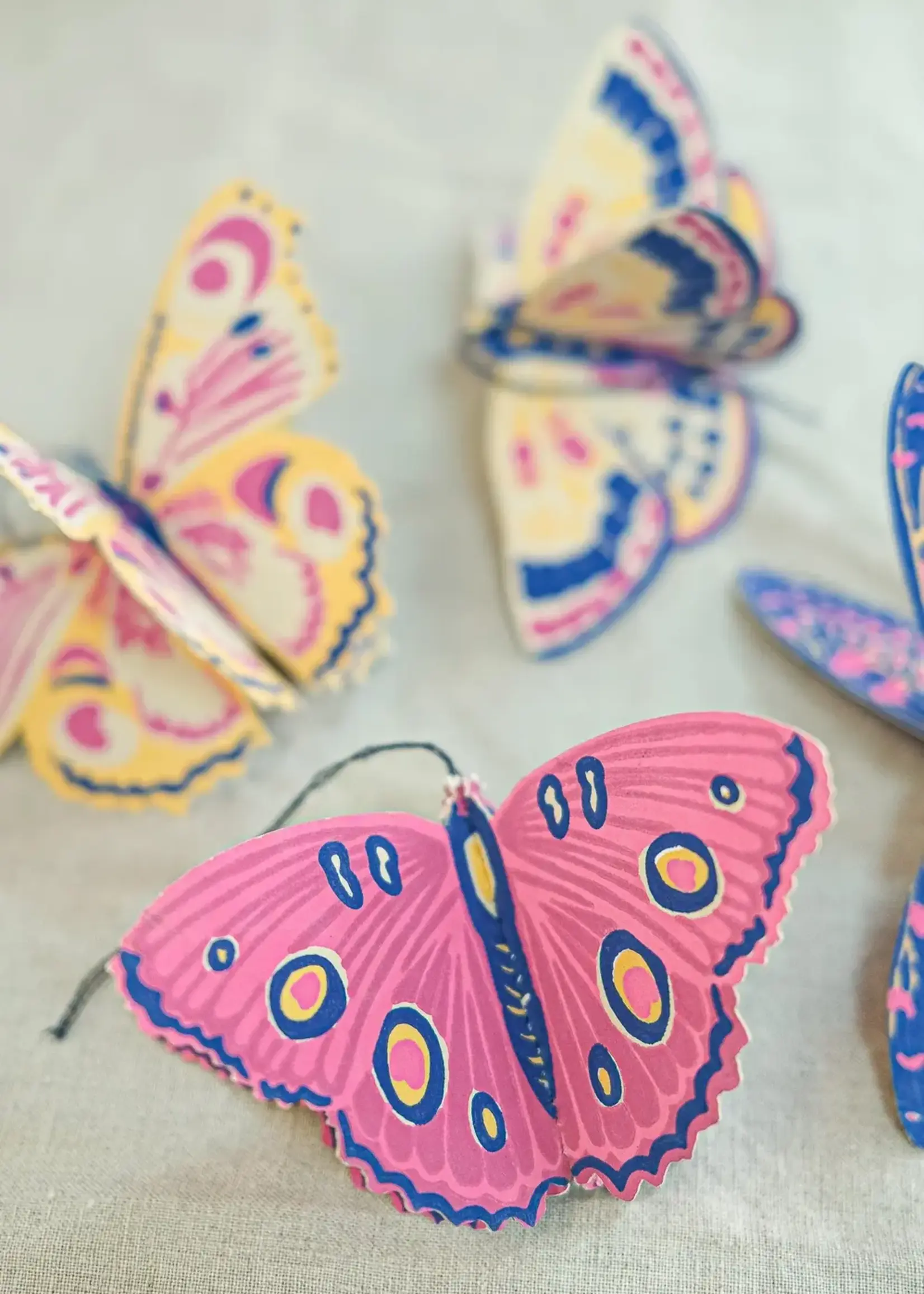 East End Press Butterflies Paper Ornaments, East End Press