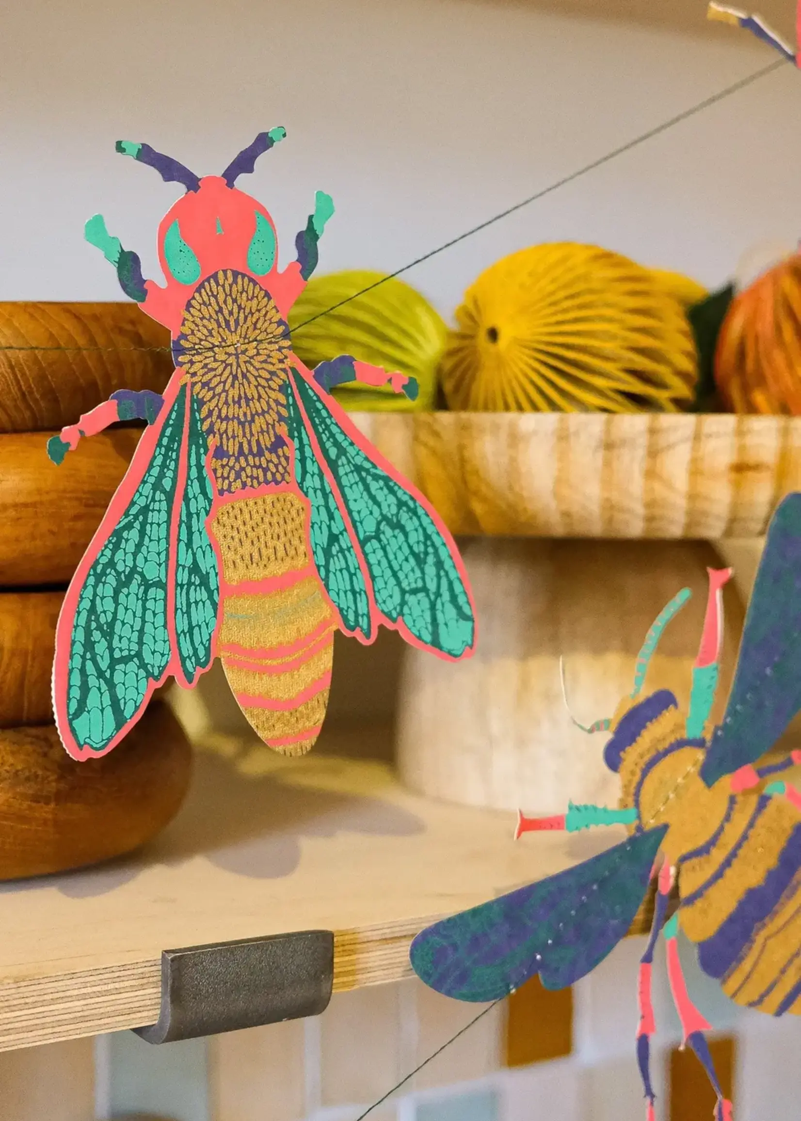 East End Press Insects Sewn Garland, East End Press