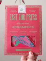 East End Press Party Birds Paper Ornaments, East End Press