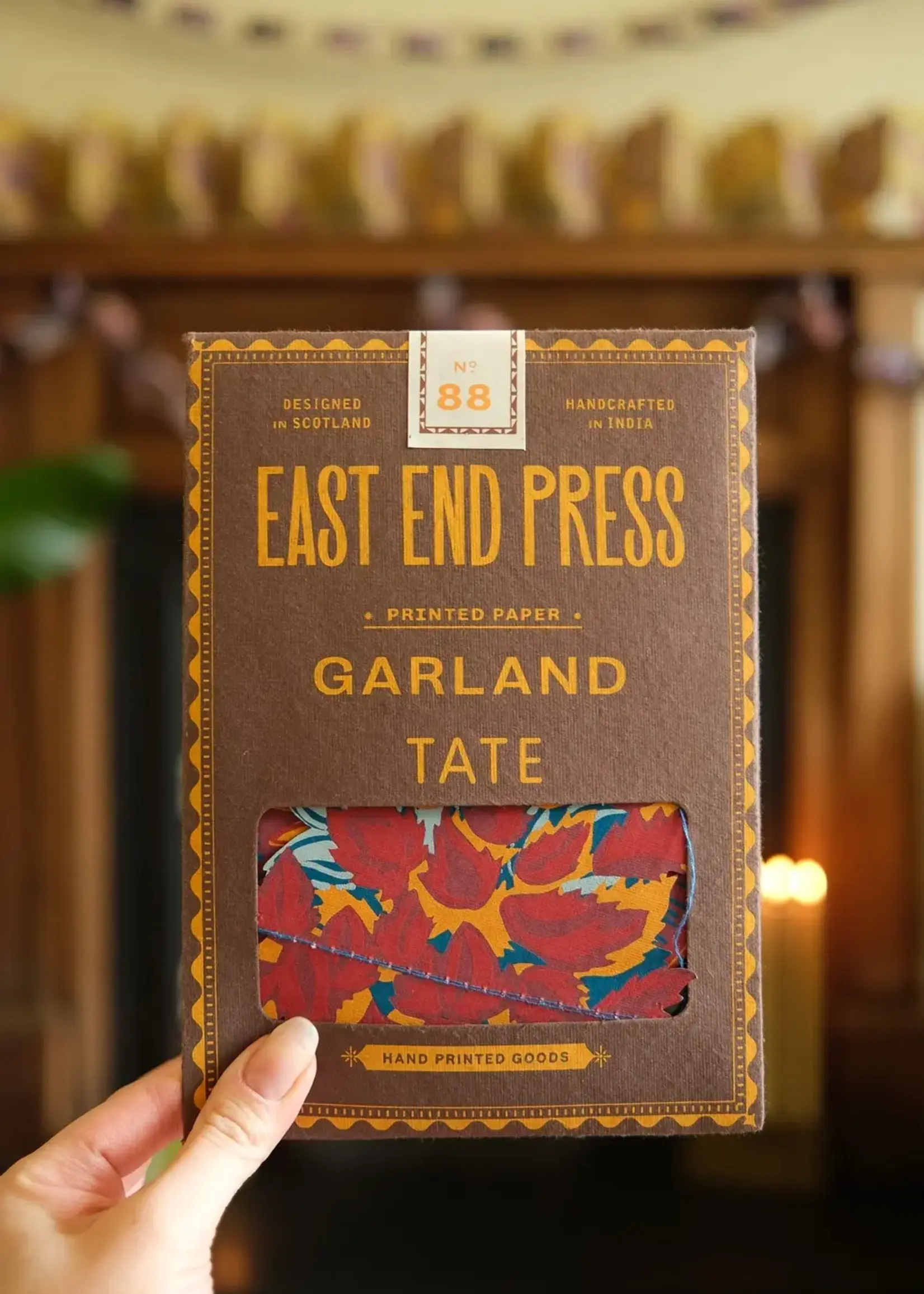 East End Press Bloomsbury Mantelpiece Sewn Garland, East End Press