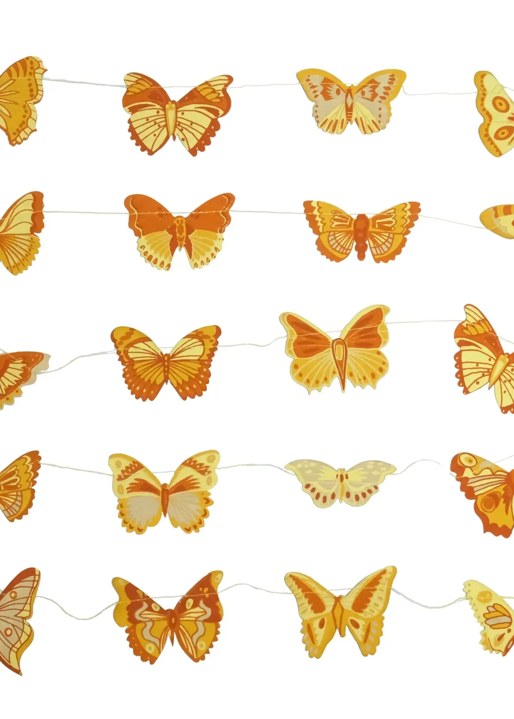 East End Press British Butterfly Sewn Garland