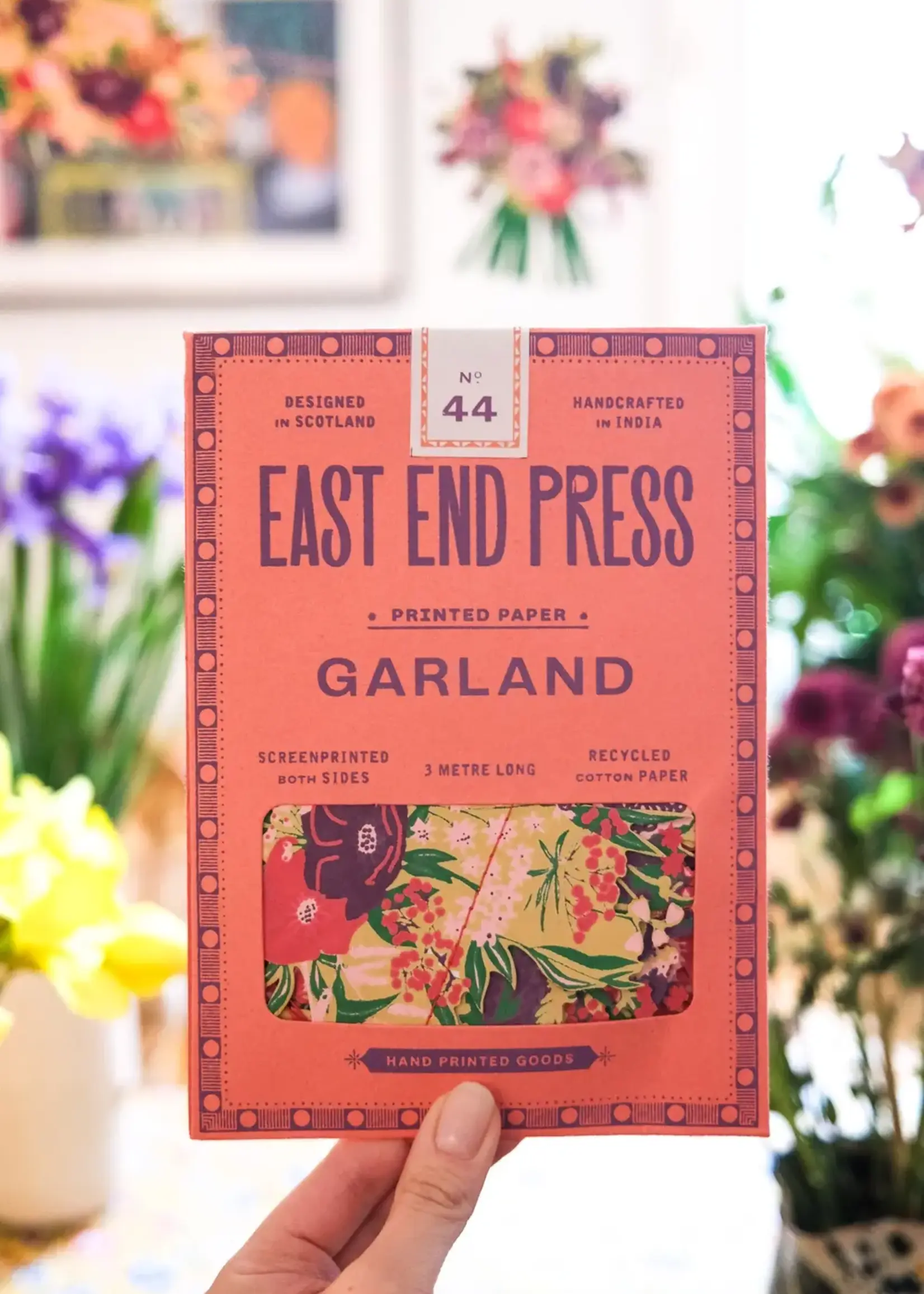 East End Press Bouquets Sewn Garland, East End Press