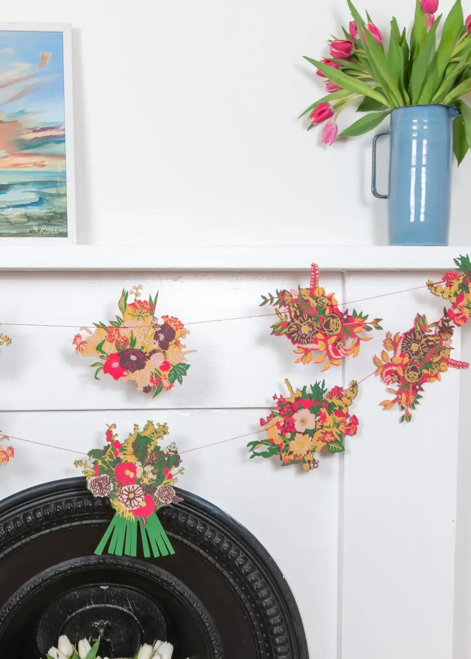 East End Press Bouquets Sewn Garland, East End Press