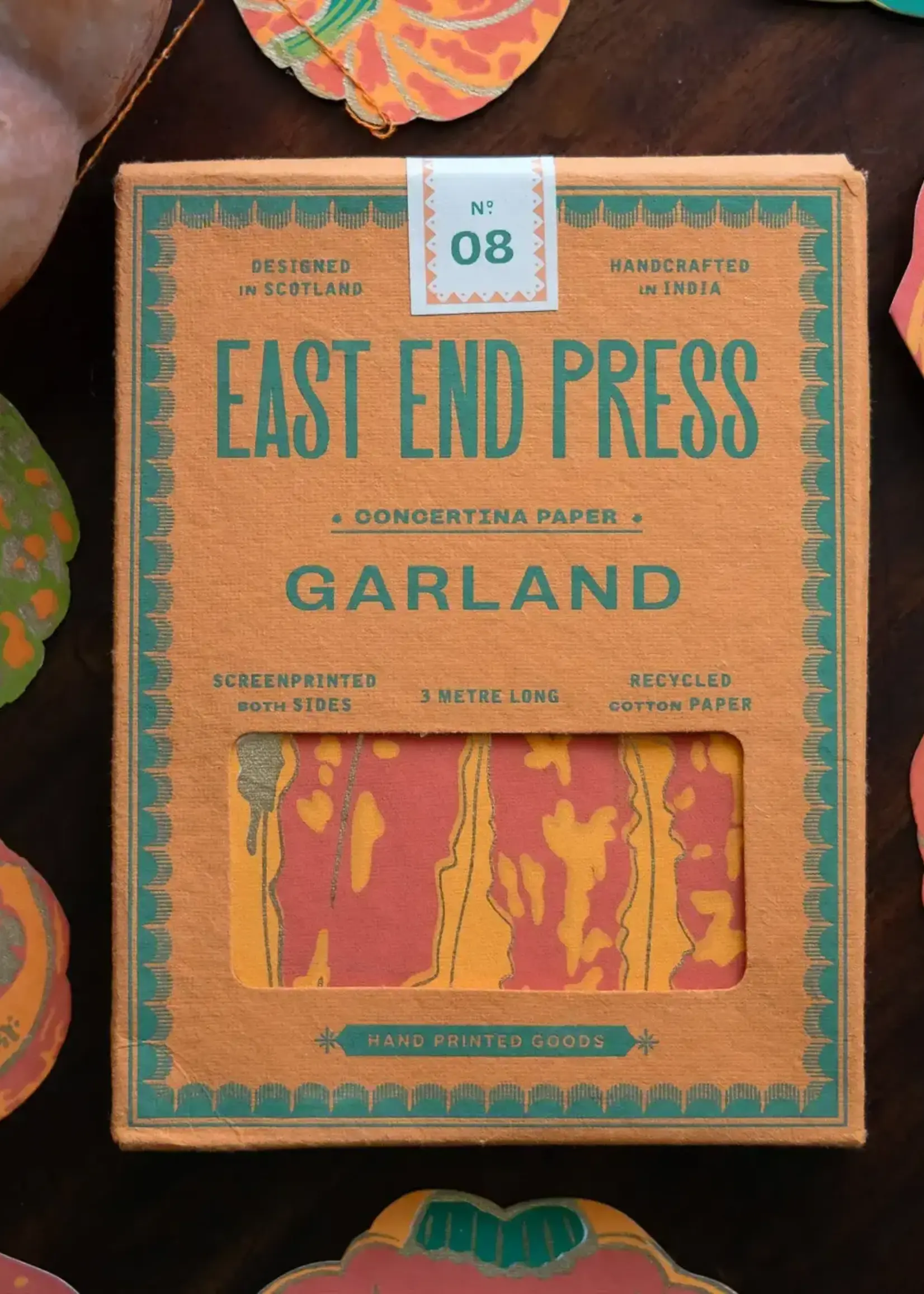 East End Press Pumpkins Concertina Garland