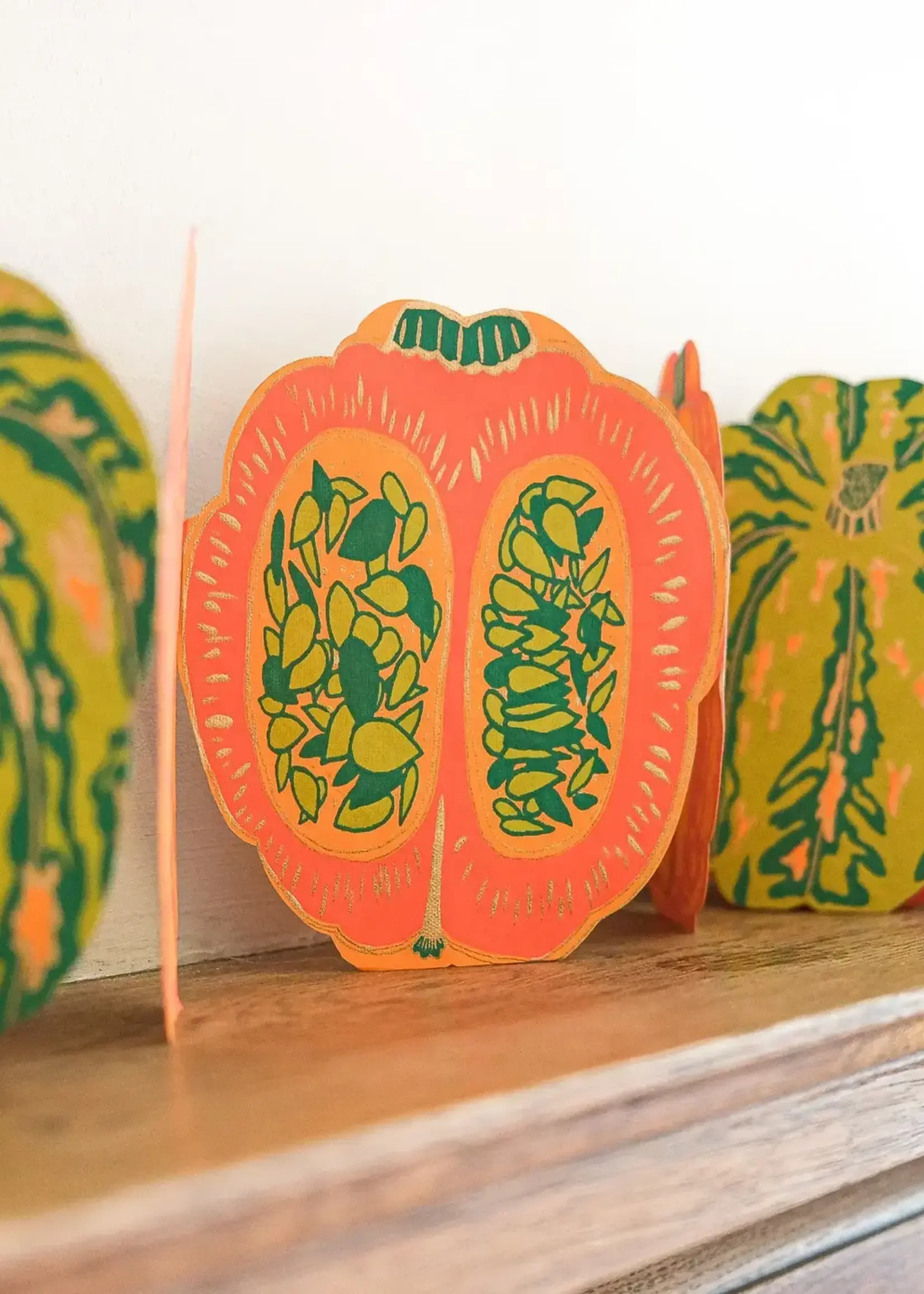 East End Press Pumpkins Concertina Garland