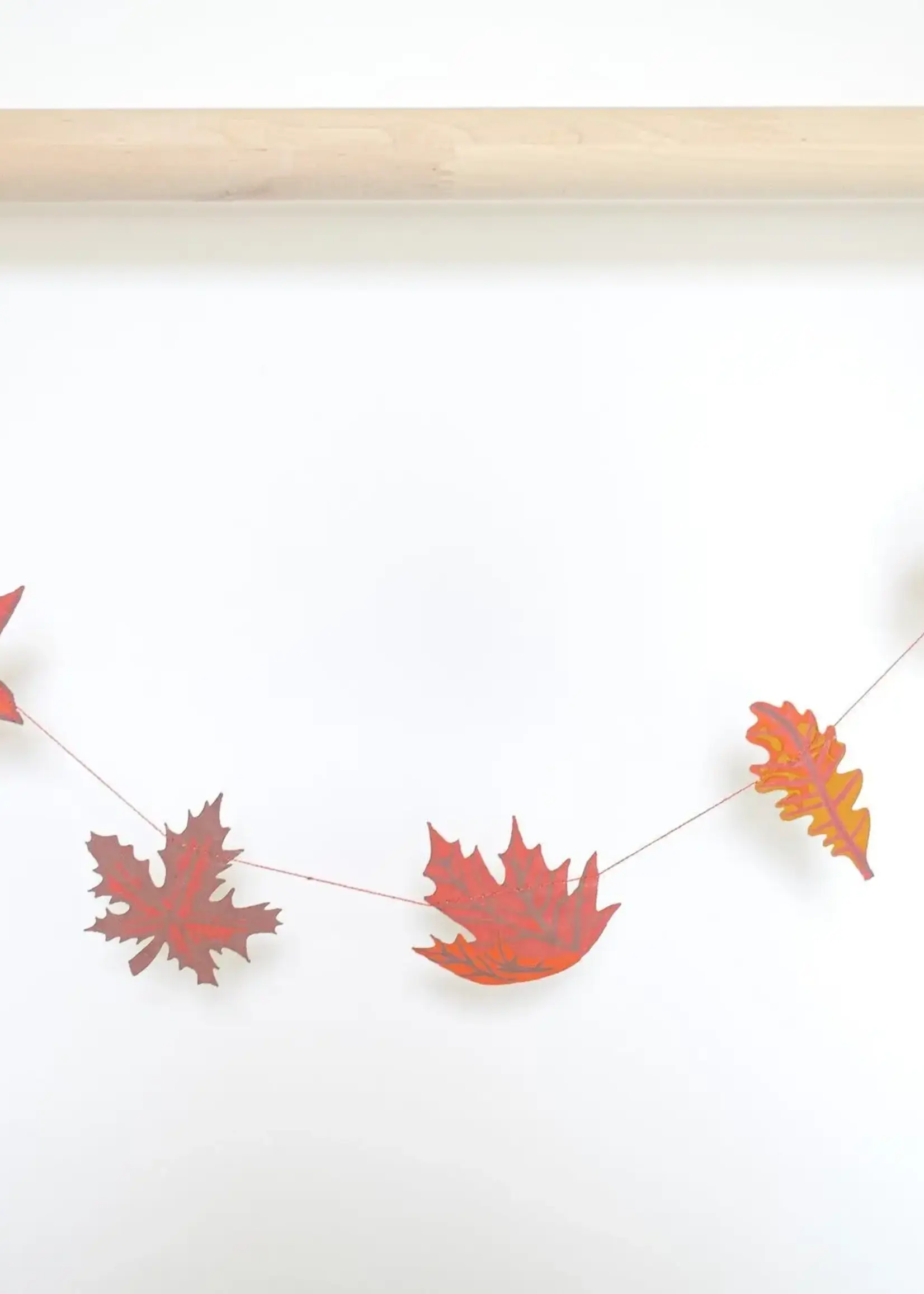 East End Press Autumn Leaves Sewn Garland