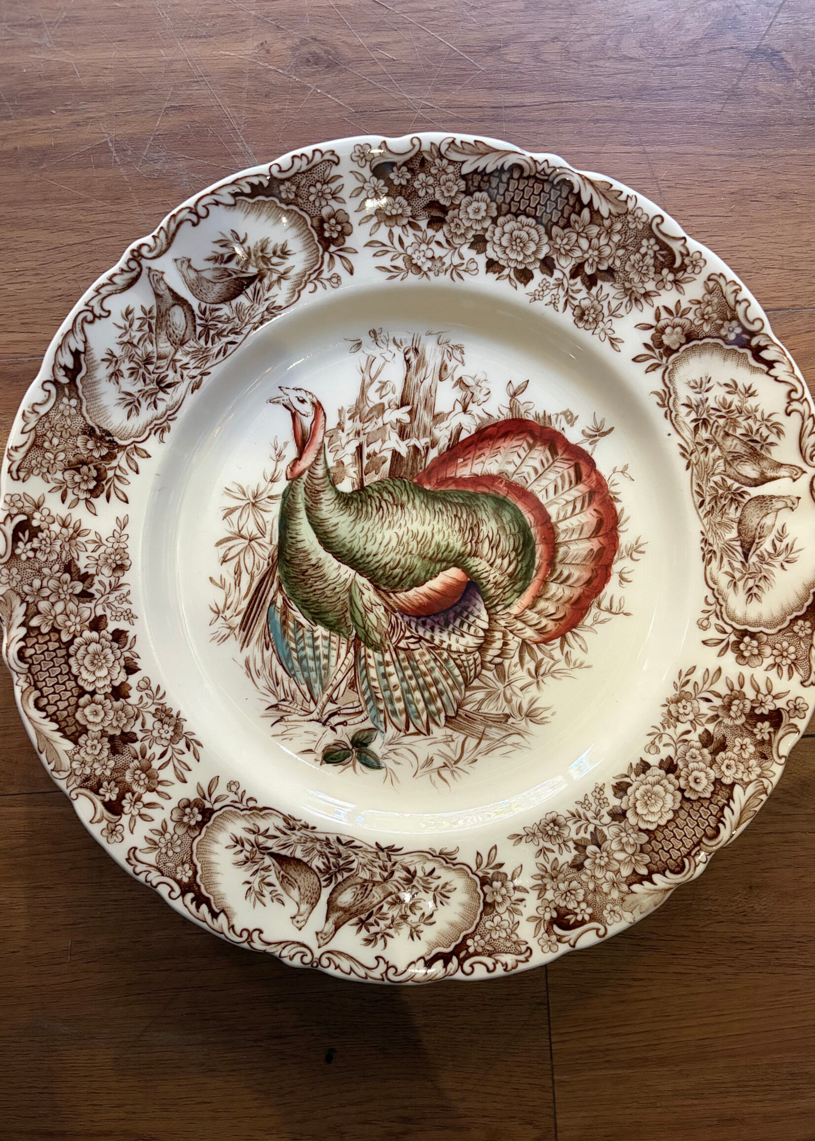 Wild Turkey, Johnson Brothers England, 11'' plate