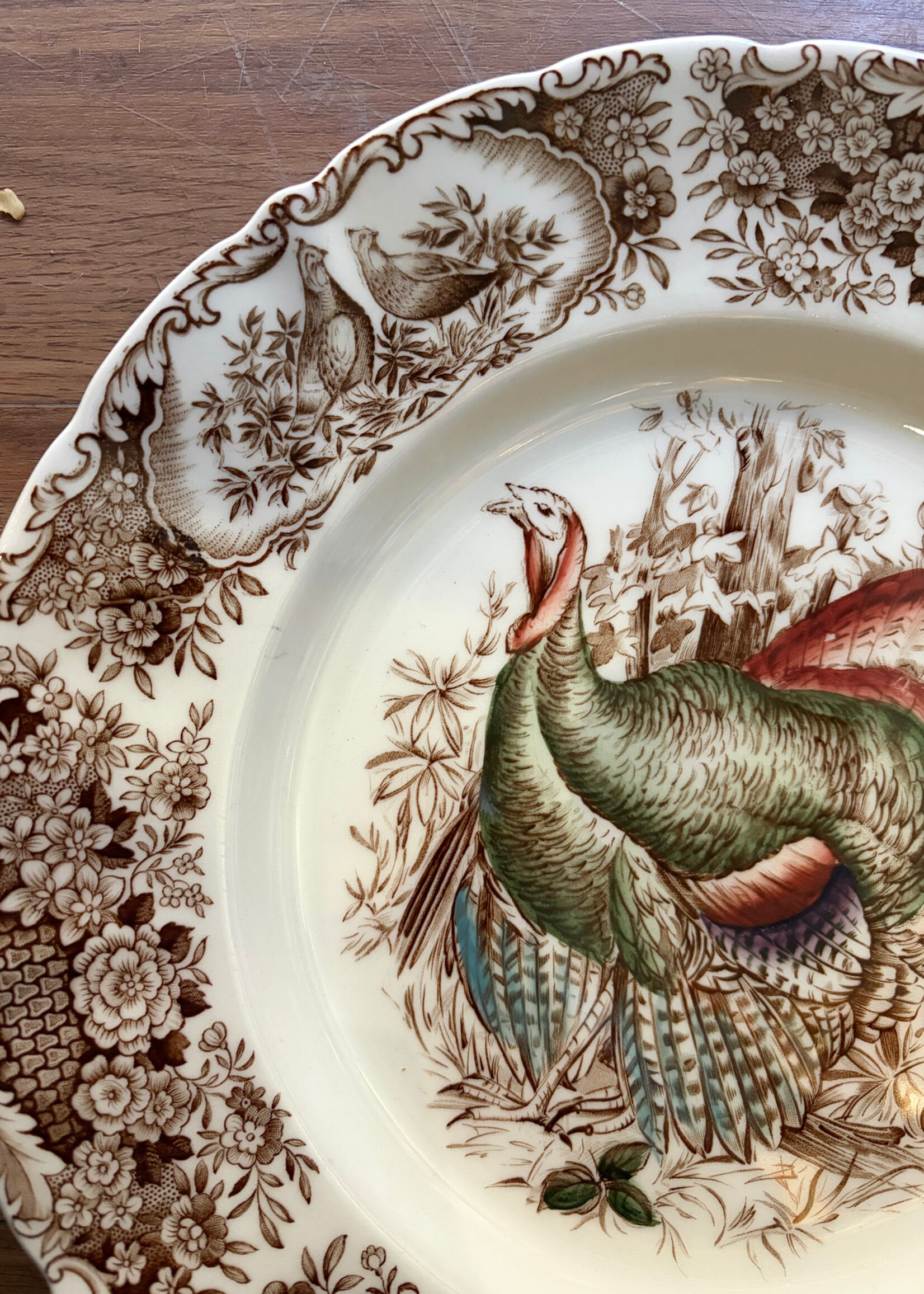 Wild Turkey, Johnson Brothers England, 11'' plate