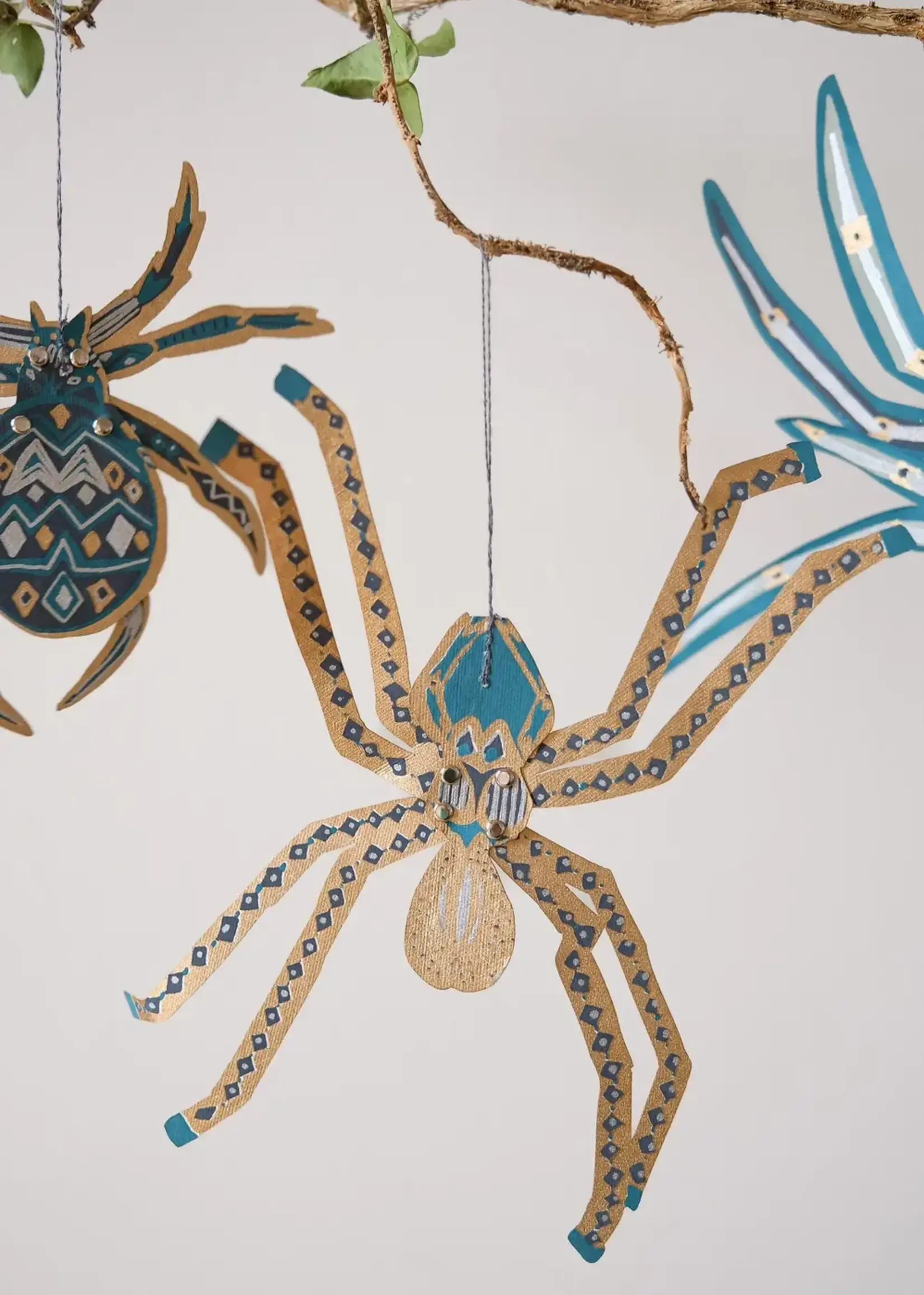 East End Press East End Press, Hanging Spiders Ornaments