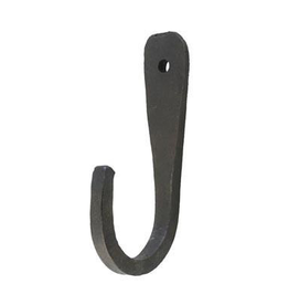 Black Flat Hand Forged Hook
