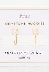 Huggie Earrings - Mother of Pearl