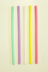 Yellow Silicone Straw