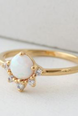 Juno Ring Size 6 - Opal