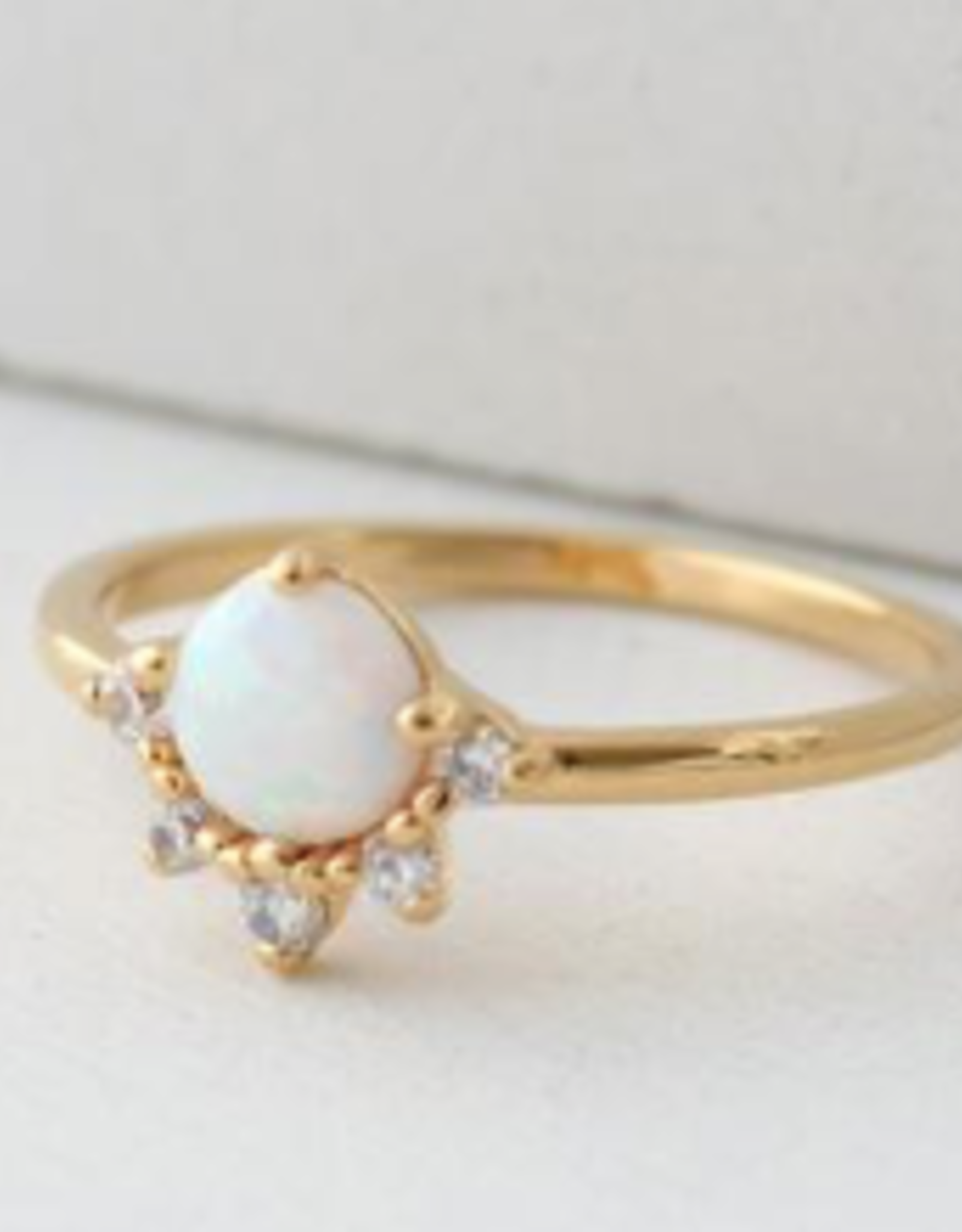 Juno Ring Size 6 - Opal