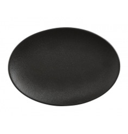 Matte Black Elan Oval Platter L12”