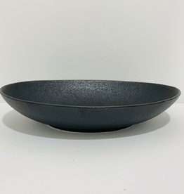 Matte Black Elan Oval Bowl L11.8"