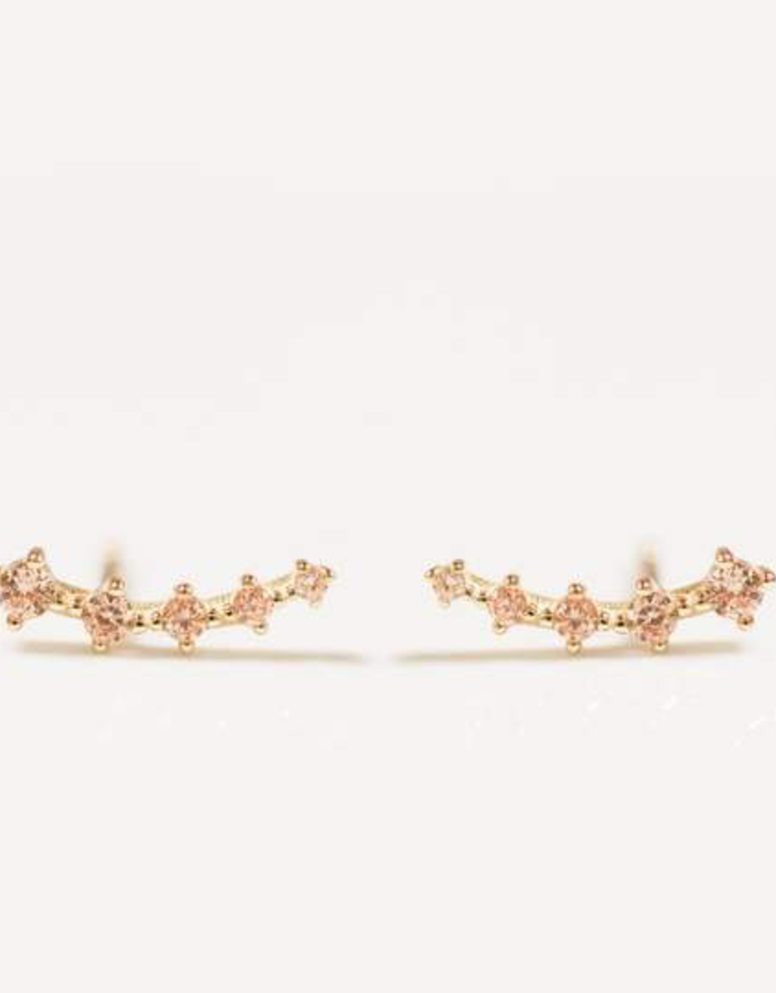 Crawler Earrings - Champagne