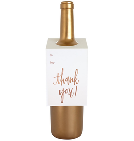 Thank You Script Wine Tag