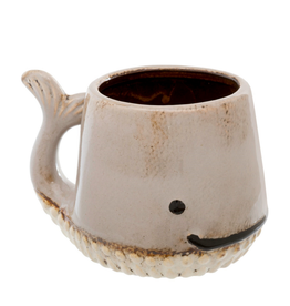 Taupe Whale Mug