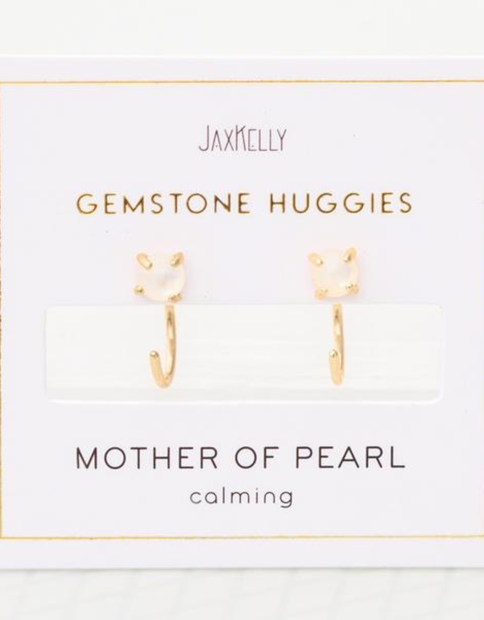 Huggie Earrings - Mother of Pearl