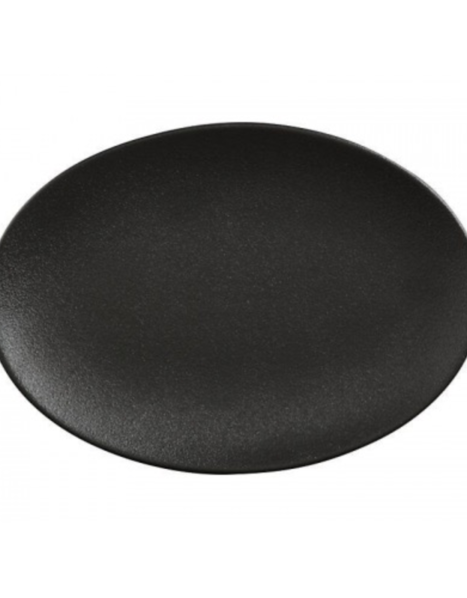 Matte Black Elan Oval Platter L14"