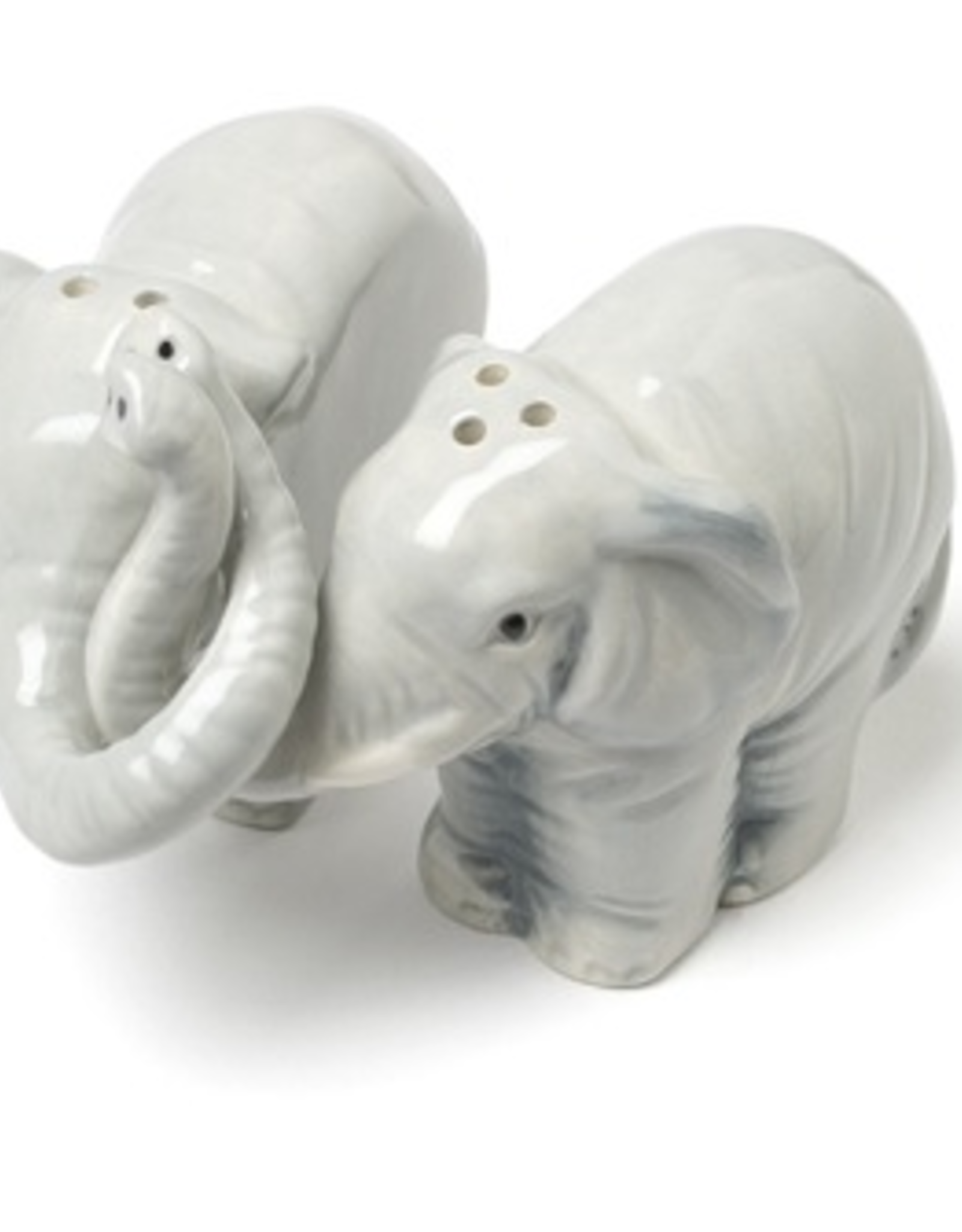 PACHY SPICE SITTING ELEPHANT SALT PEPPER SHAKERS HOLDER FIGURINE STATUE