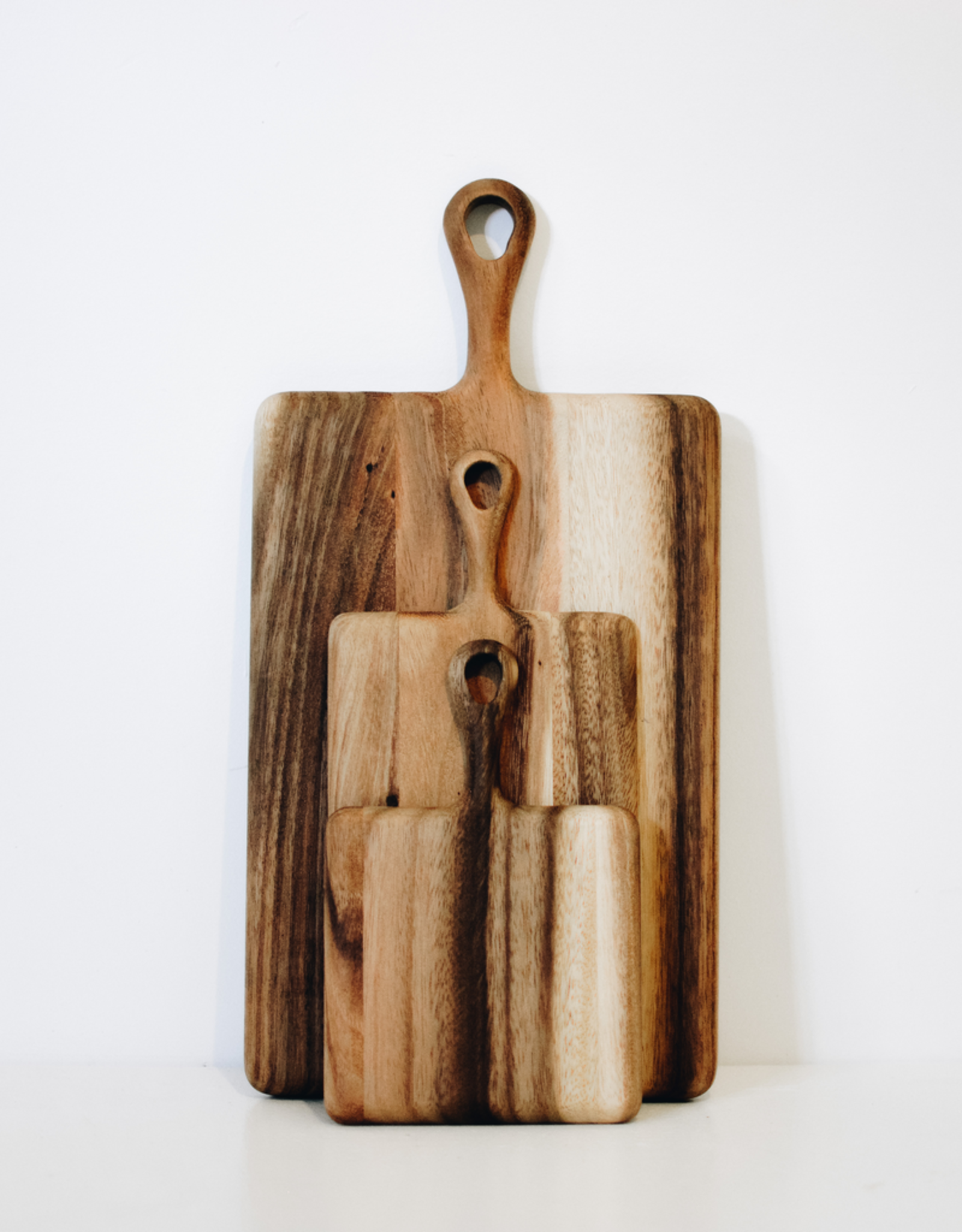 Mini Square Acacia Board With Handle