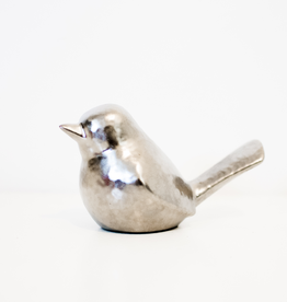 Silver Lilo Ceramic Bird