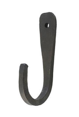 Flat Black Hand Forged Hook