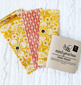 Set of 3 Small Bees Wrap