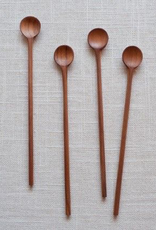 Long Teak Spoon 6.25”