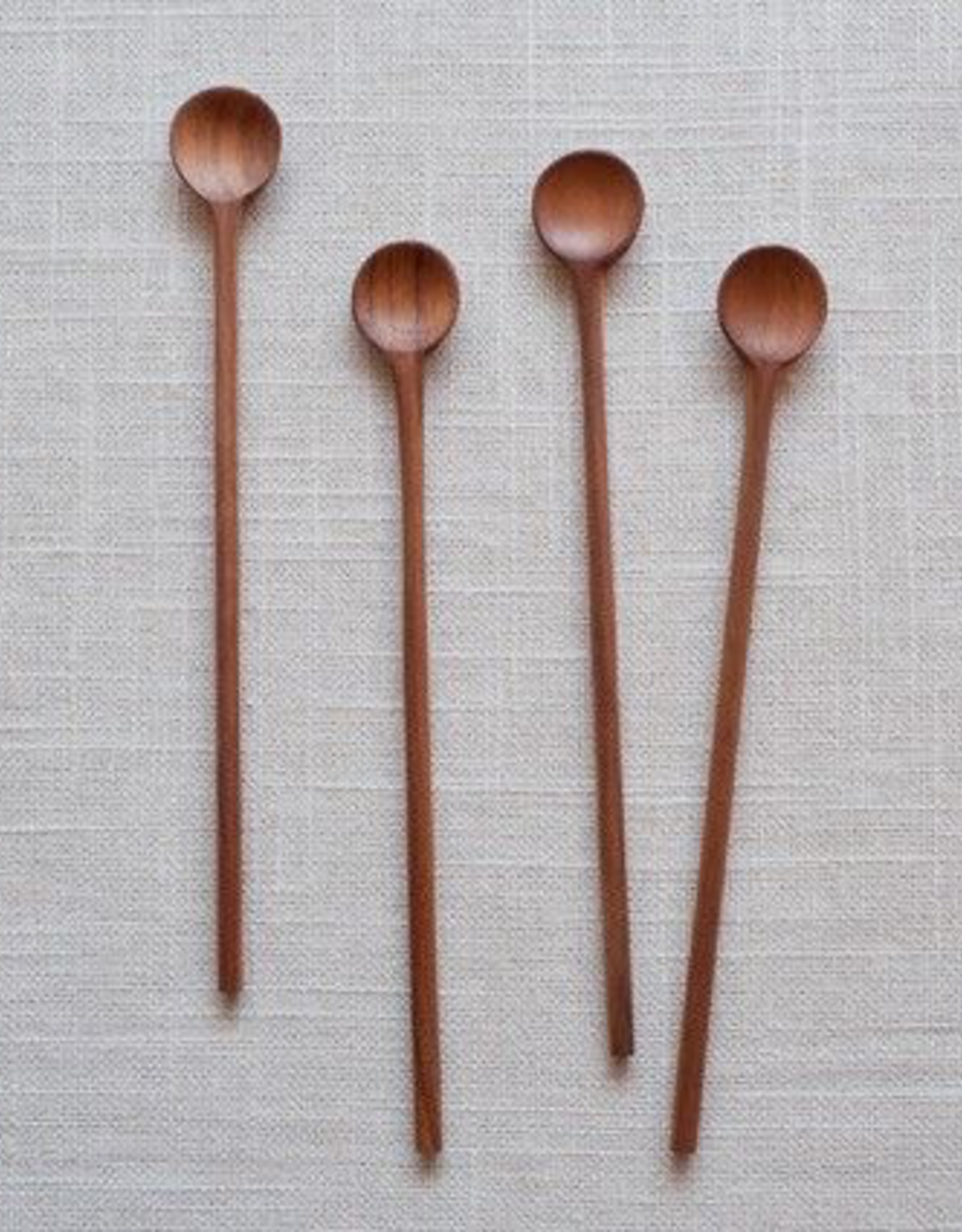 Long Teak Spoon 6.25”