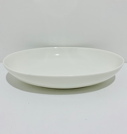 Oval White Serving Dish, L9” W6.5”