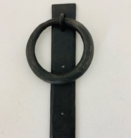 Iron Black Forged Ring Door Knocker