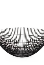 Black Linear Rib Metal Basket D11”