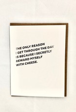 Self Care Cheese Reward Card
