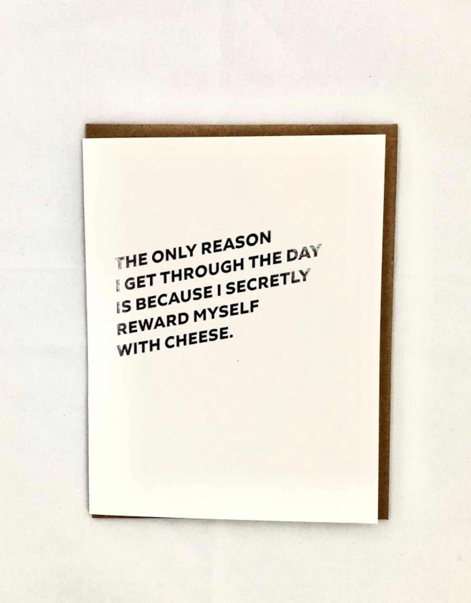 Self Care Cheese Reward Card