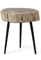 Sierra Side Table - Acacia Wood & Iron