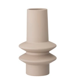 Ivory Vase with Latex Glaze H8.5"