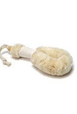 Medium Jute Body Brush White Handle