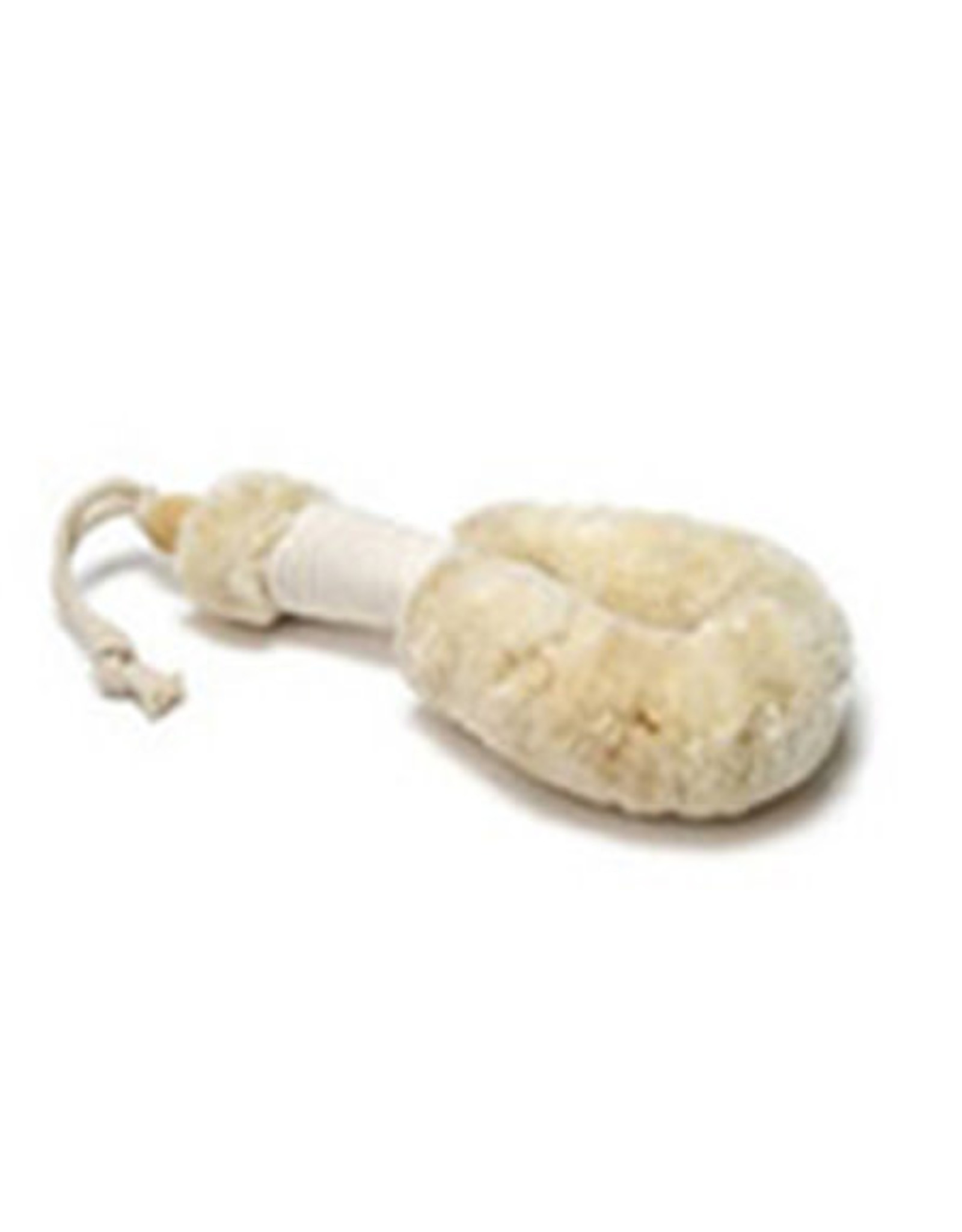 Medium Jute Body Brush White Handle