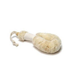 Medium Jute Body Brush White Handle