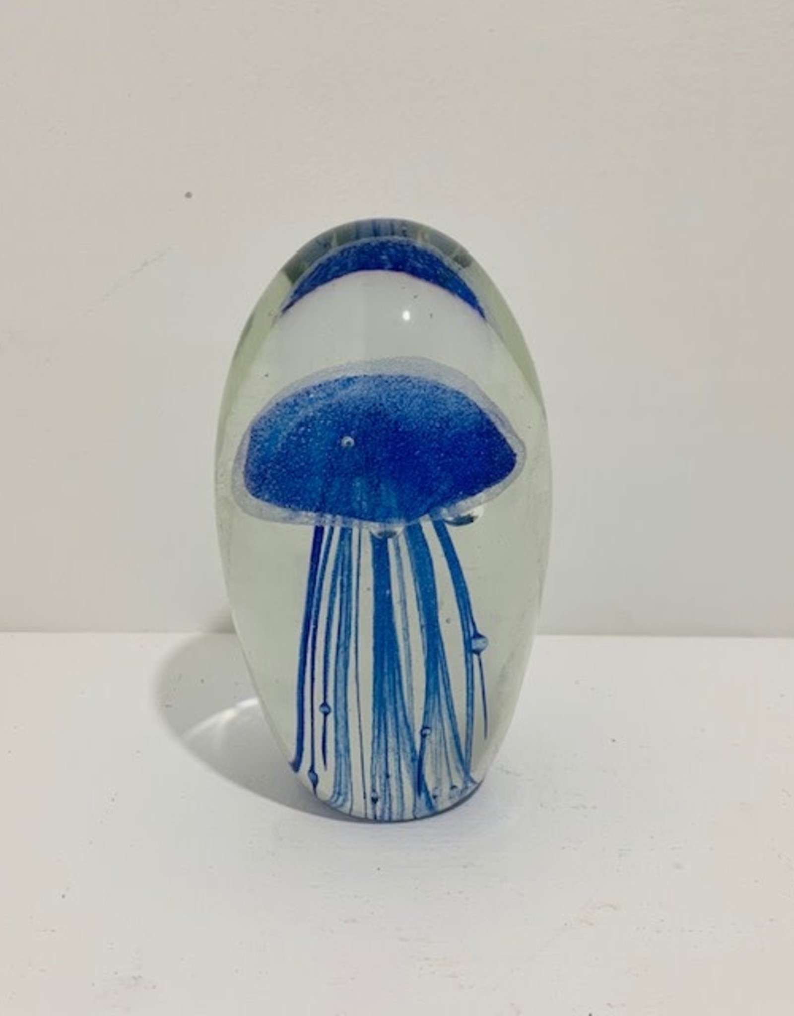 Dark Blue Jellyfish Paperweight