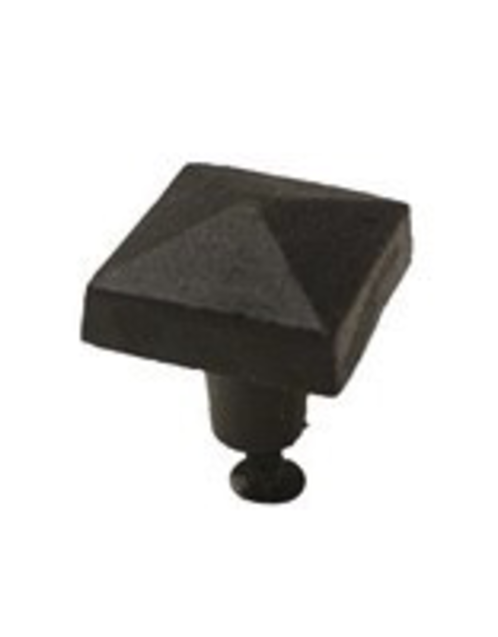 Large Square Cast Iron Knob with Point