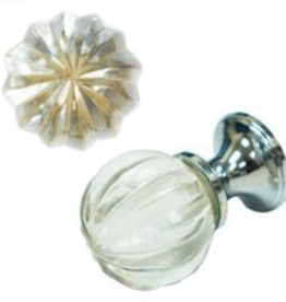 Pleated Glass Knob